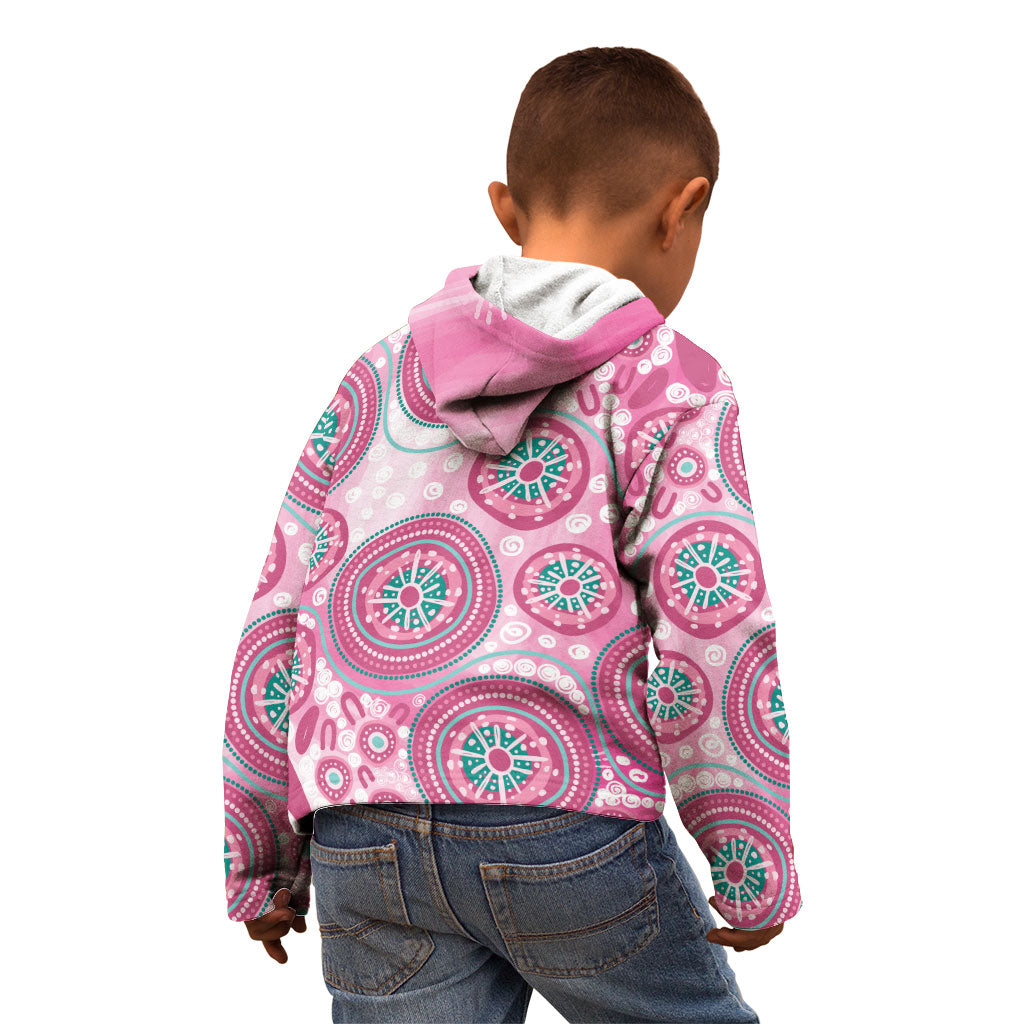 Hereditary Breast Cancer Prevention Australia Indigenous Kid Hoodie Previvor