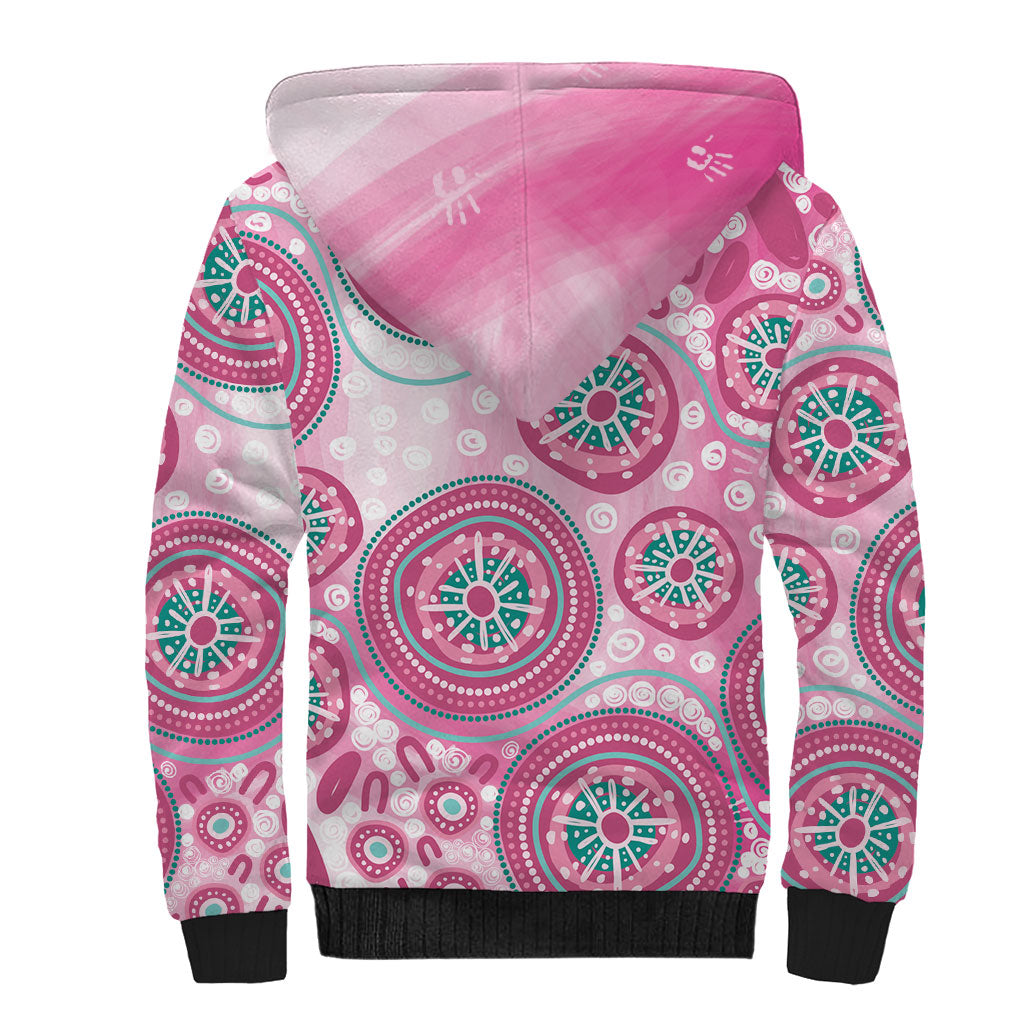 Hereditary Breast Cancer Prevention Australia Indigenous Sherpa Hoodie Previvor