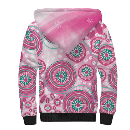 Hereditary Breast Cancer Prevention Australia Indigenous Sherpa Hoodie Previvor