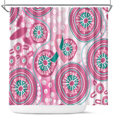 Hereditary Breast Cancer Prevention Australia Indigenous Shower Curtain Previvor
