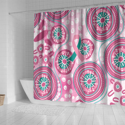 Hereditary Breast Cancer Prevention Australia Indigenous Shower Curtain Previvor