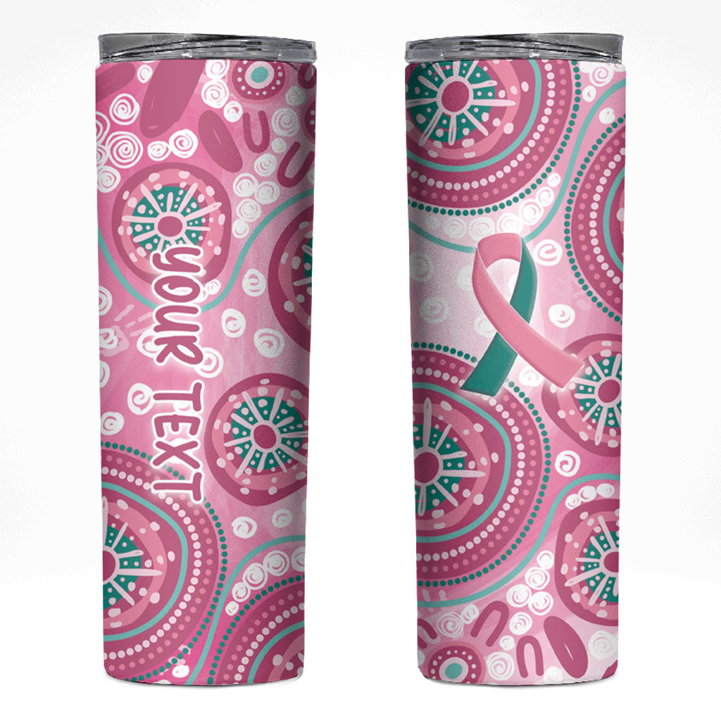 Personalized Hereditary Breast Cancer Prevention Australia Indigenous Skinny Tumbler Previvor