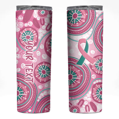 Personalized Hereditary Breast Cancer Prevention Australia Indigenous Skinny Tumbler Previvor