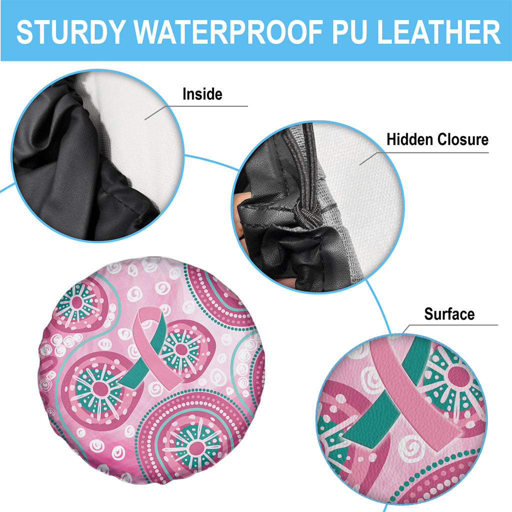 Hereditary Breast Cancer Prevention Australia Indigenous Spare Tire Cover Previvor