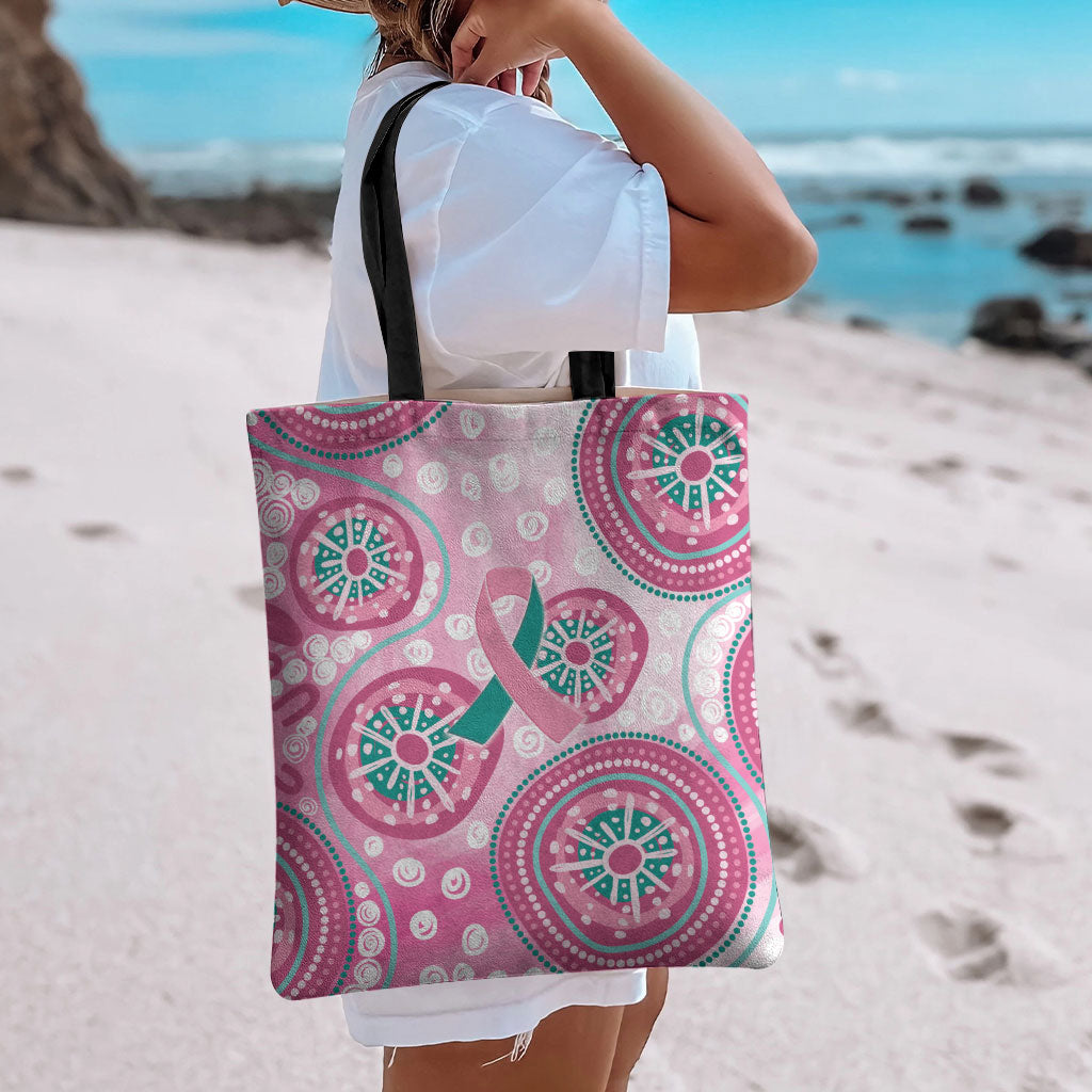 Hereditary Breast Cancer Prevention Australia Indigenous Tote Bag Previvor