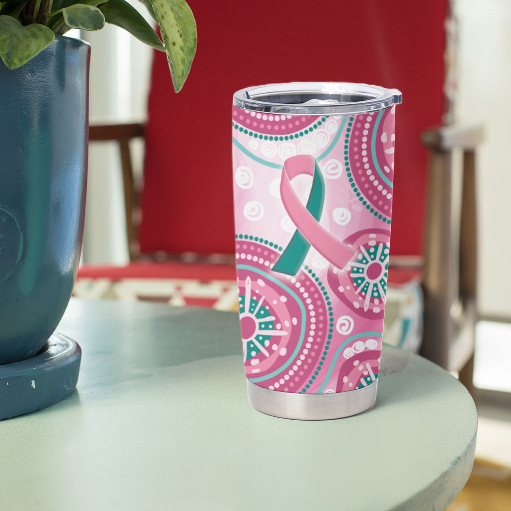 Personalized Hereditary Breast Cancer Prevention Australia Indigenous Tumbler Cup Previvor