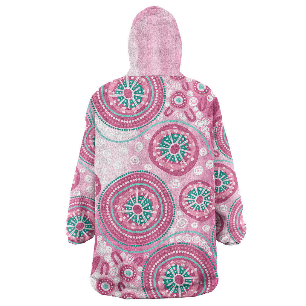 Hereditary Breast Cancer Prevention Australia Indigenous Wearable Blanket Hoodie Previvor