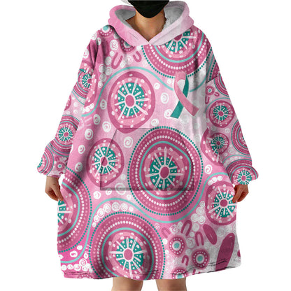 Hereditary Breast Cancer Prevention Australia Indigenous Wearable Blanket Hoodie Previvor