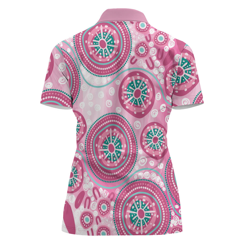 Hereditary Breast Cancer Prevention Australia Indigenous Women Polo Shirt Previvor