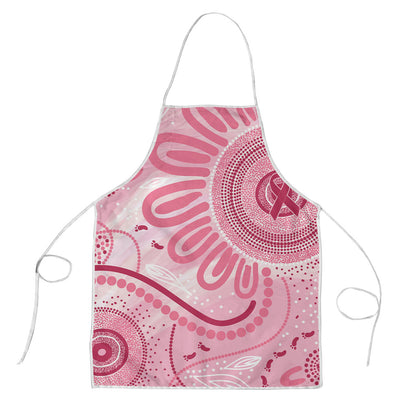 NAIDOC Week 2025 Indigenous Apron Breast Cancer Pink Ribbon