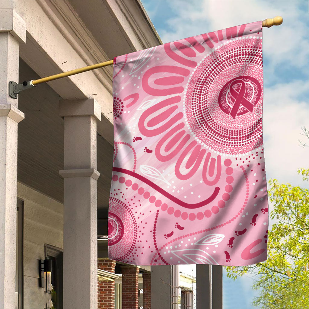 NAIDOC Week 2025 Indigenous Garden Flag Breast Cancer Pink Ribbon