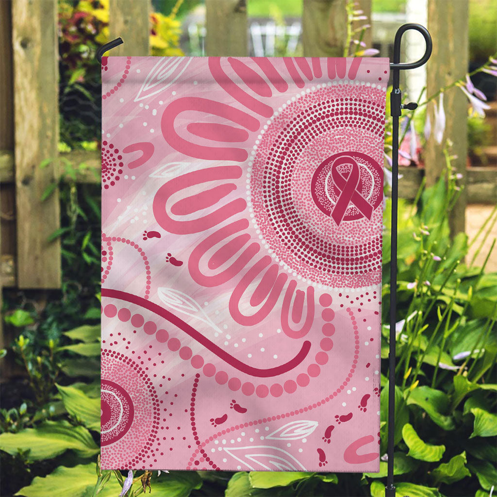 NAIDOC Week 2025 Indigenous Garden Flag Breast Cancer Pink Ribbon