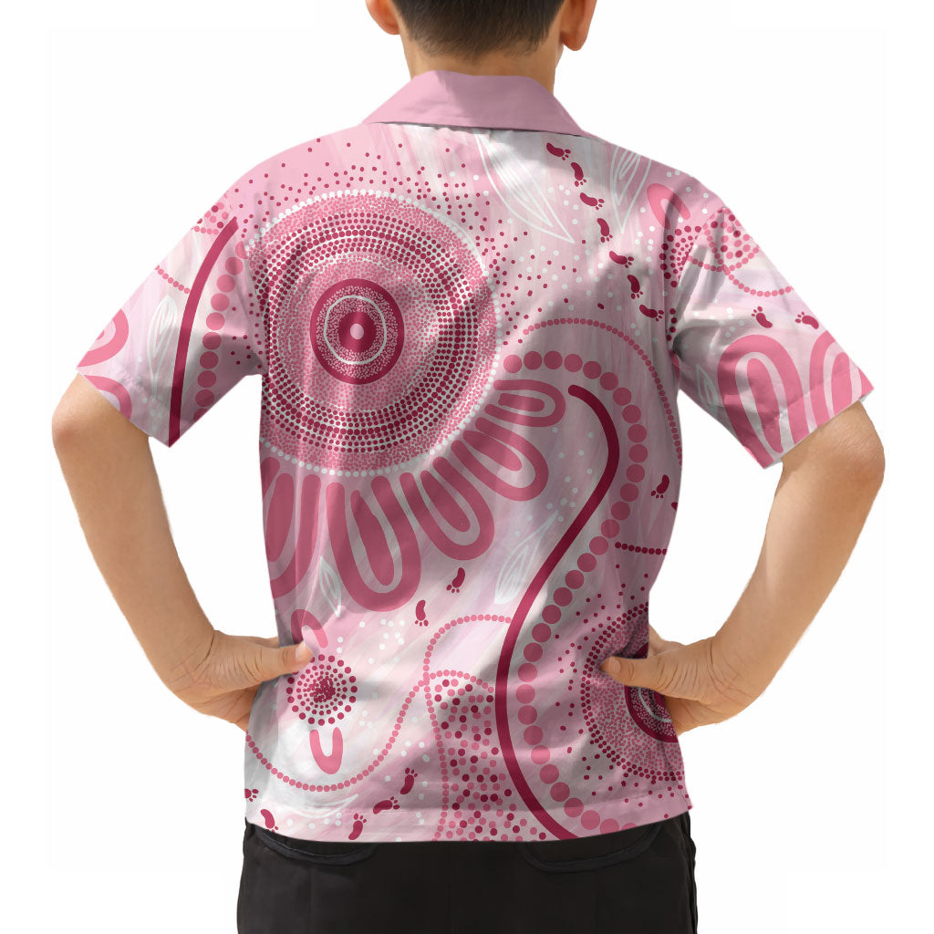 NAIDOC Week 2025 Indigenous Hawaiian Shirt Breast Cancer Pink Ribbon