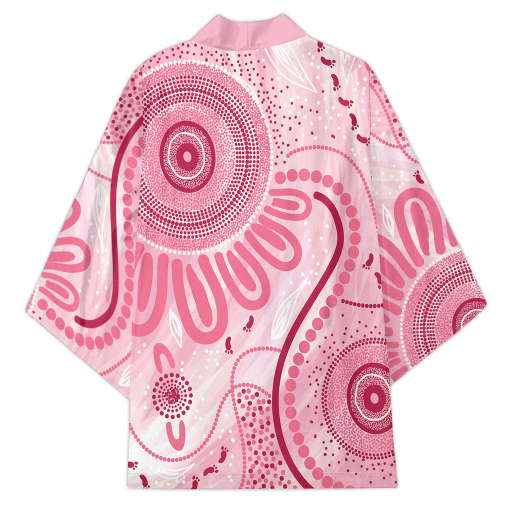 NAIDOC Week 2025 Indigenous Kimono Breast Cancer Pink Ribbon