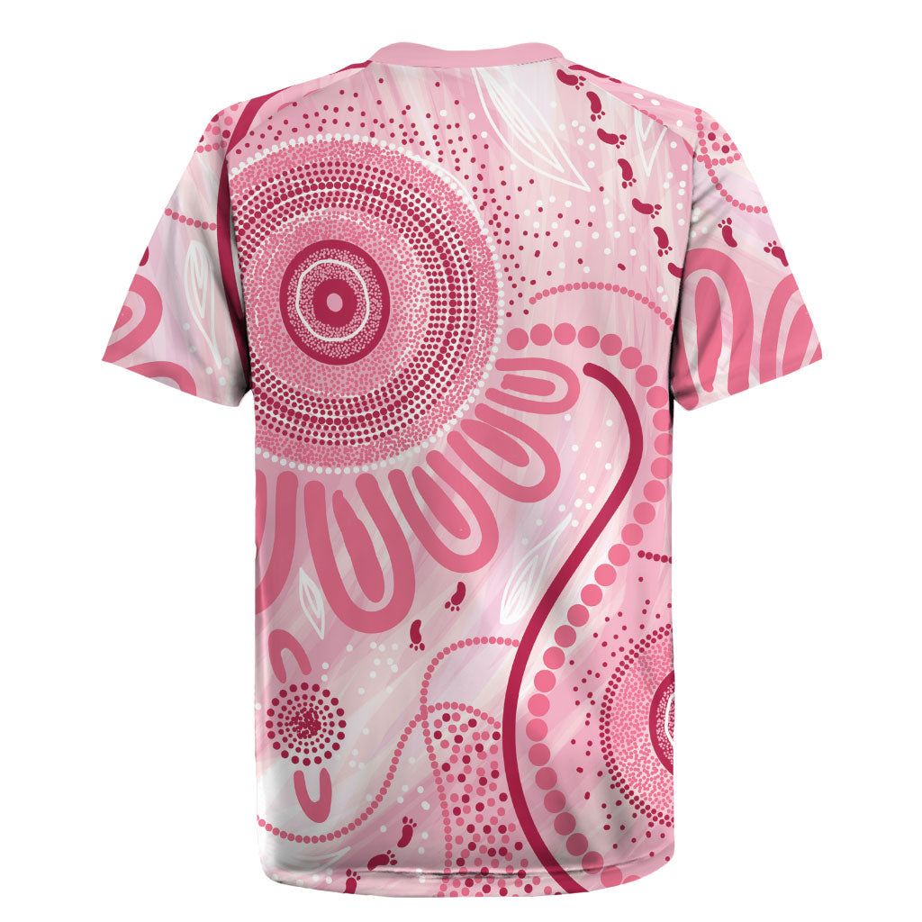 NAIDOC Week 2025 Indigenous Rugby Jersey Breast Cancer Pink Ribbon