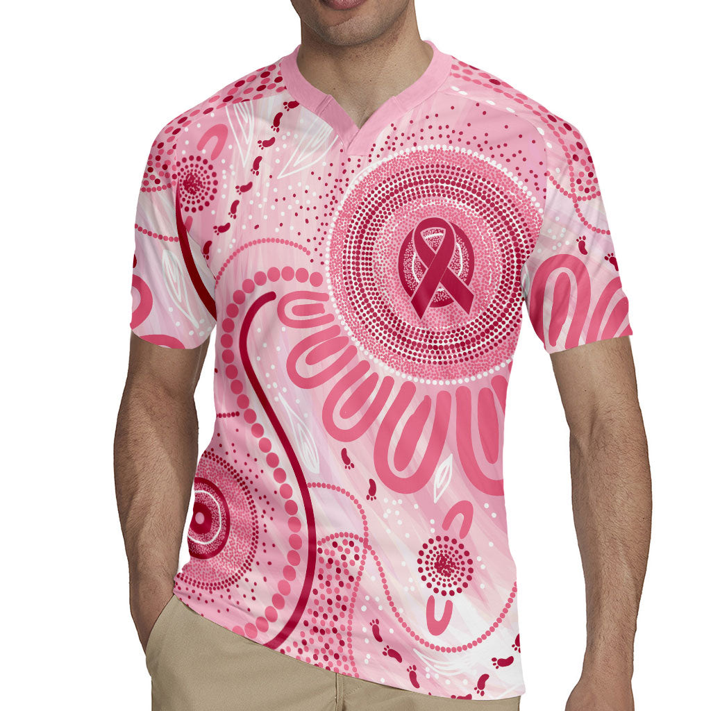 NAIDOC Week 2025 Indigenous Rugby Jersey Breast Cancer Pink Ribbon