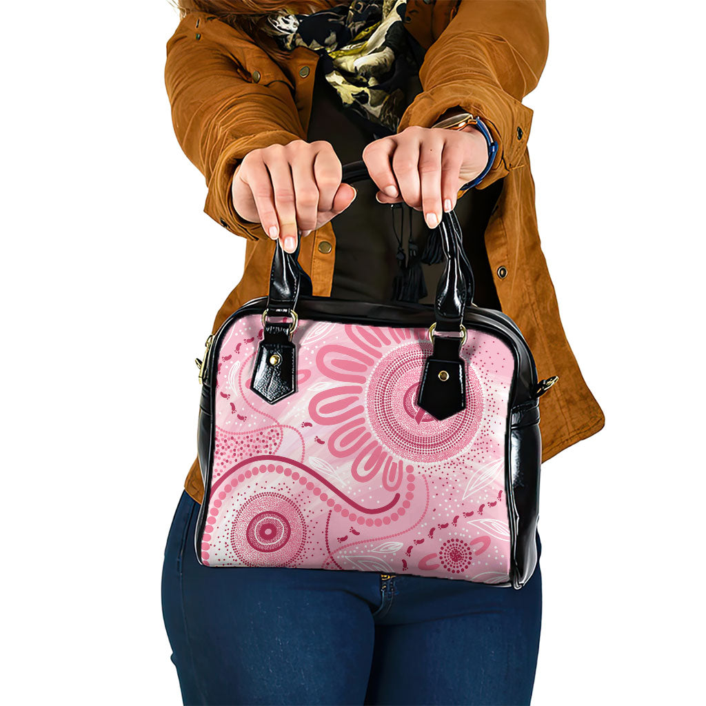 NAIDOC Week 2025 Indigenous Shoulder Handbag Breast Cancer Pink Ribbon