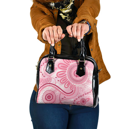 NAIDOC Week 2025 Indigenous Shoulder Handbag Breast Cancer Pink Ribbon