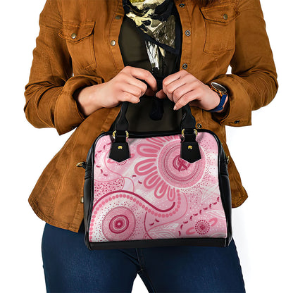 NAIDOC Week 2025 Indigenous Shoulder Handbag Breast Cancer Pink Ribbon