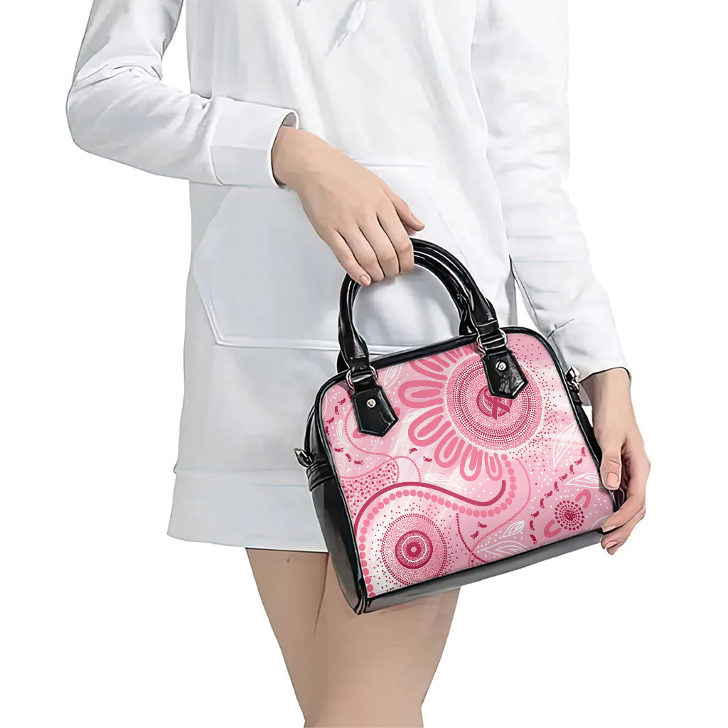 NAIDOC Week 2025 Indigenous Shoulder Handbag Breast Cancer Pink Ribbon