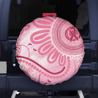 NAIDOC Week 2025 Indigenous Spare Tire Cover Breast Cancer Pink Ribbon