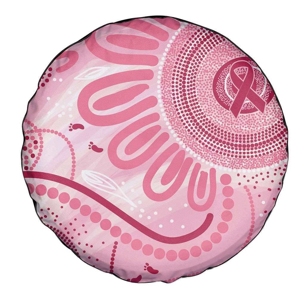 NAIDOC Week 2025 Indigenous Spare Tire Cover Breast Cancer Pink Ribbon