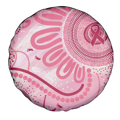 NAIDOC Week 2025 Indigenous Spare Tire Cover Breast Cancer Pink Ribbon
