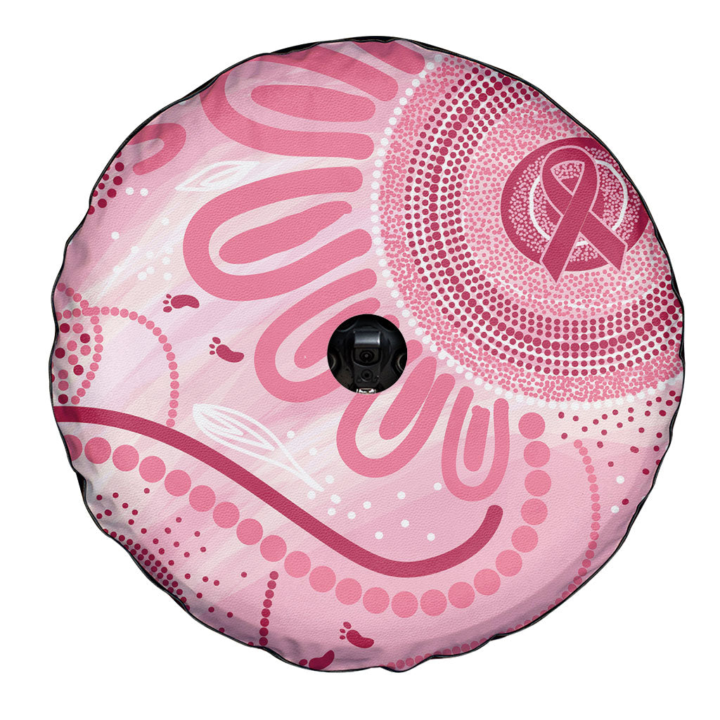 NAIDOC Week 2025 Indigenous Spare Tire Cover Breast Cancer Pink Ribbon
