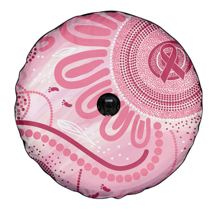 NAIDOC Week 2025 Indigenous Spare Tire Cover Breast Cancer Pink Ribbon