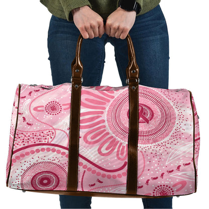 NAIDOC Week 2025 Indigenous Travel Bag Breast Cancer Pink Ribbon