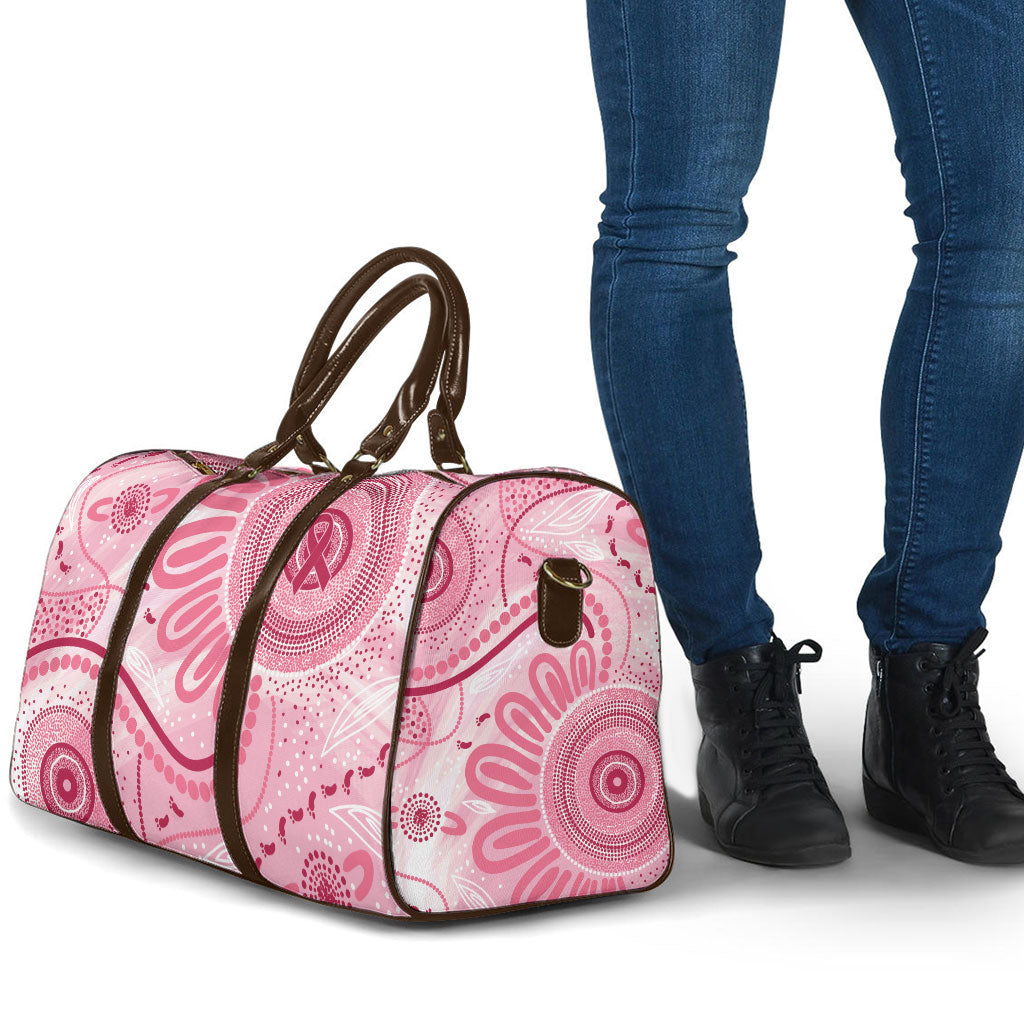 NAIDOC Week 2025 Indigenous Travel Bag Breast Cancer Pink Ribbon