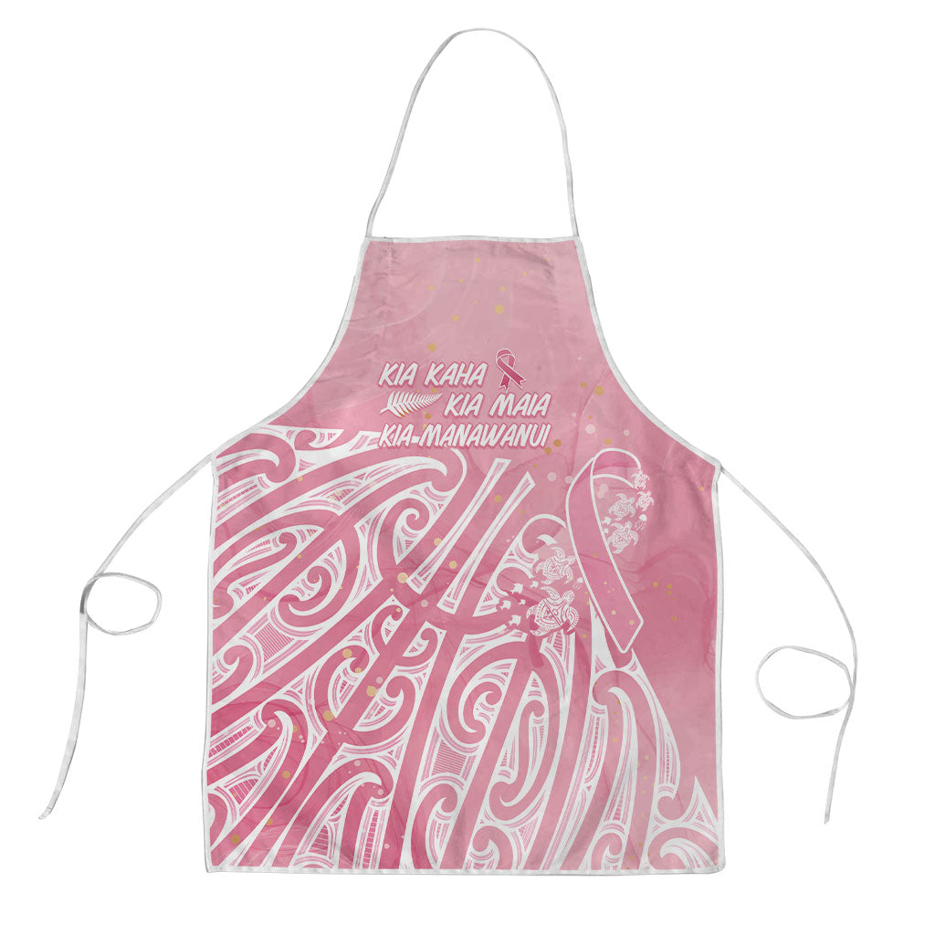 Breast Cancer Pink October Maori Apron Kia Kaha Kia Maia Kia Manawanui