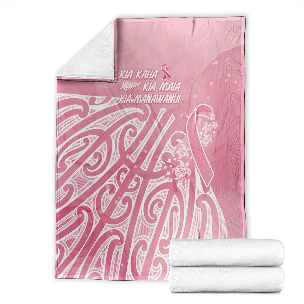 Breast Cancer Pink October Maori Blanket Kia Kaha Kia Maia Kia Manawanui