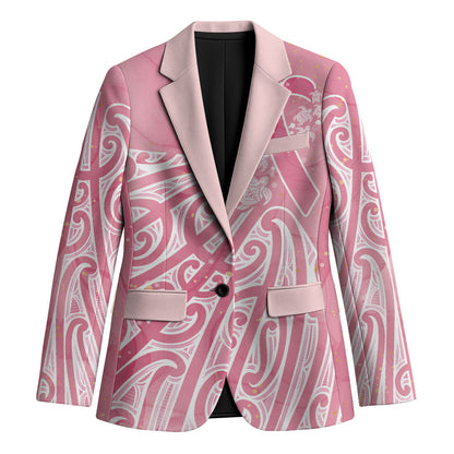 Breast Cancer Pink October Maori Blazer Kia Kaha Kia Maia Kia Manawanui