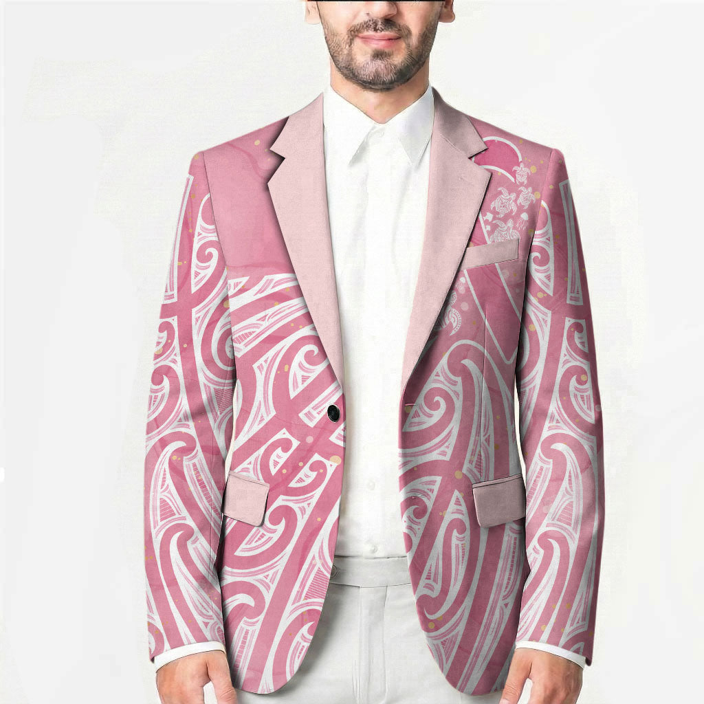 Breast Cancer Pink October Maori Blazer Kia Kaha Kia Maia Kia Manawanui