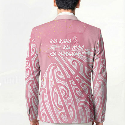 Breast Cancer Pink October Maori Blazer Kia Kaha Kia Maia Kia Manawanui