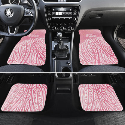 Breast Cancer Pink October Maori Car Mats Kia Kaha Kia Maia Kia Manawanui