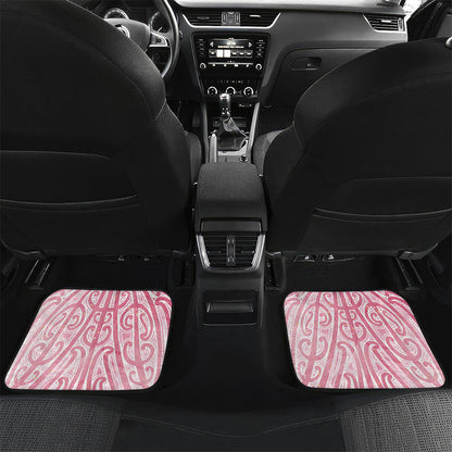Breast Cancer Pink October Maori Car Mats Kia Kaha Kia Maia Kia Manawanui