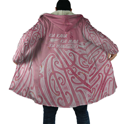 Breast Cancer Pink October Maori Cloak Kia Kaha Kia Maia Kia Manawanui