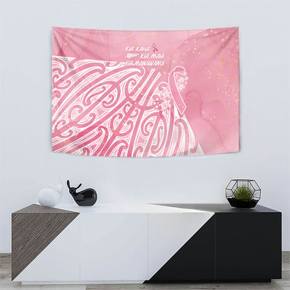 Breast Cancer Pink October Maori Tapestry Kia Kaha Kia Maia Kia Manawanui
