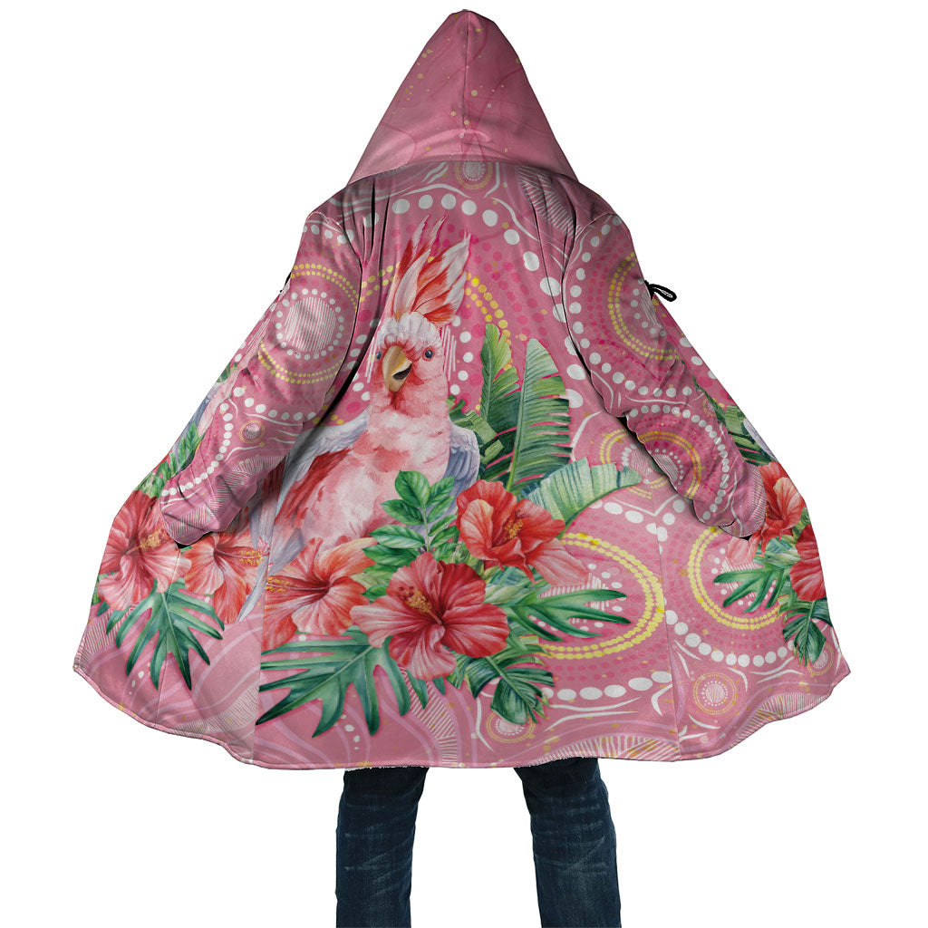 Breast Cancer Pink Cockatoo Cloak Indigenous Australia Watercolor Glaze