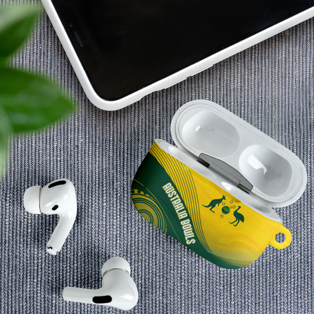 Australia Bowls AirPods Case Basic Marble Glaze - National Color