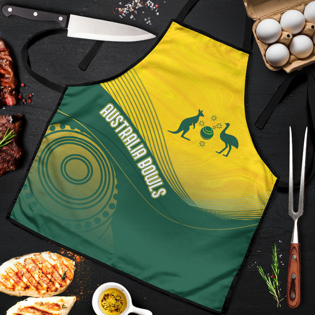Australia Bowls Apron Basic Marble Glaze - National Color