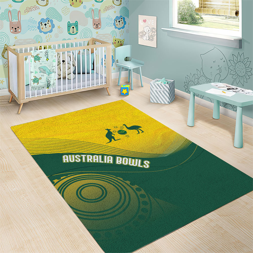 Australia Bowls Area Rug Basic Marble Glaze - National Color