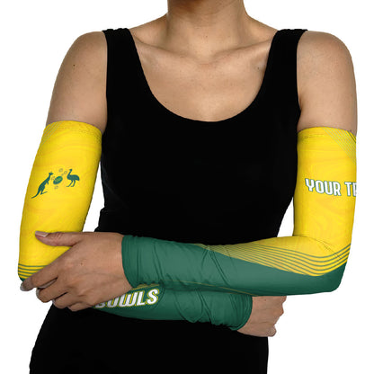 Australia Bowls Personalised Arm Sleeves Basic Marble Glaze - National Color