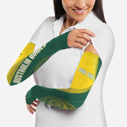 Australia Bowls Personalised Arm Sleeves Basic Marble Glaze - National Color