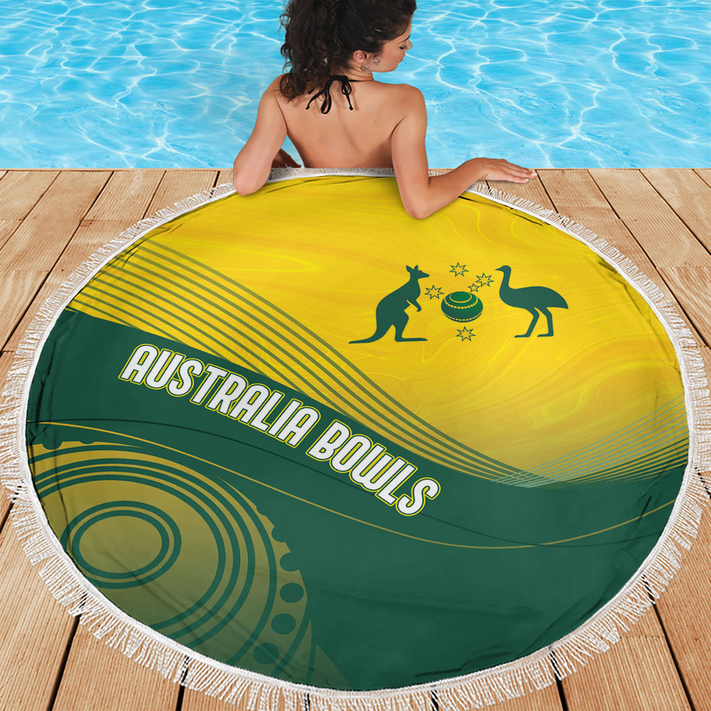 Australia Bowls Beach Blanket Basic Marble Glaze - National Color