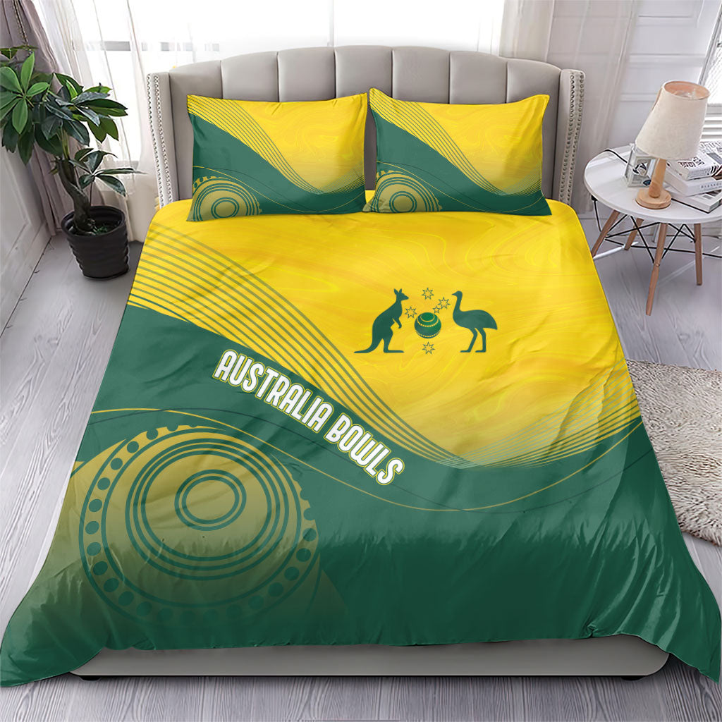 Australia Bowls Bedding Set Basic Marble Glaze - National Color
