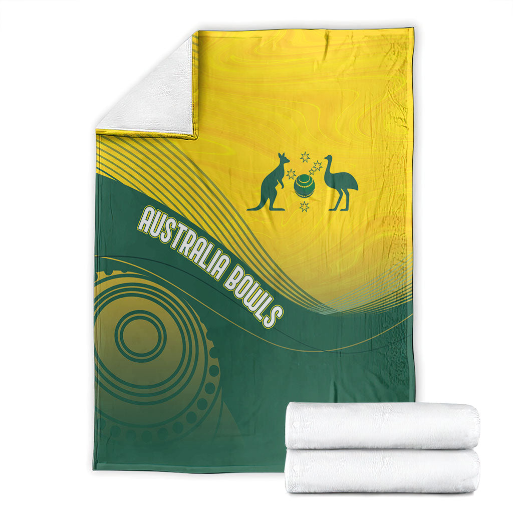 Australia Bowls Blanket Basic Marble Glaze - National Color