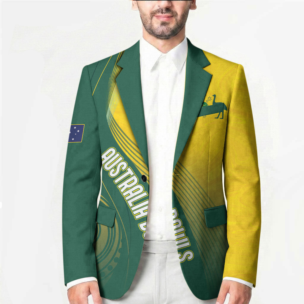 Australia Bowls Personalised Blazer Basic Marble Glaze - National Color